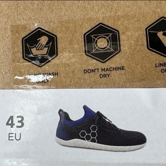 Vivobarefoot Primus Lite Knit Navy Minimalist Barefoot Shoes Men's EU 43 US 10 - Picture 5 of 5